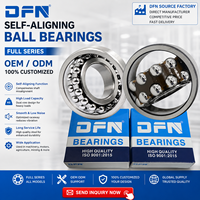 Roulement à alignement automatique de précision DFN Brand 1213 1214 1215 1216 1217 1218 1219 1220 1222 1224 1226 1228 K 135 5x19x6 126 6x19x6 P5