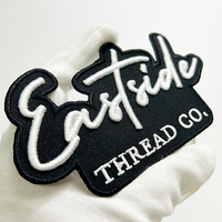 Écussons personnalisés à faible MOQ, badges brodés tissés sur mesure, patchs brodés personnalisés