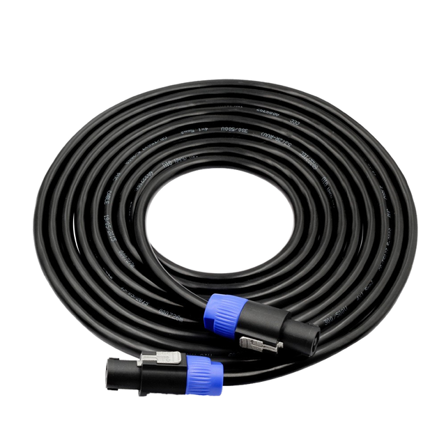 XLR Audio Line Nl4fc Four-core Braid Shielding PVC Jacket Speaker Plug Speakon Cable in Stock