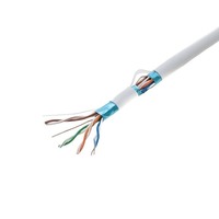 Câble Réseau LAN Cat6 Cat5e 4 Paires 8 Fils 23AWG 24AWG UTP FTP 305m 1000ft Extérieur PE LSZH pour Caméra CCTV