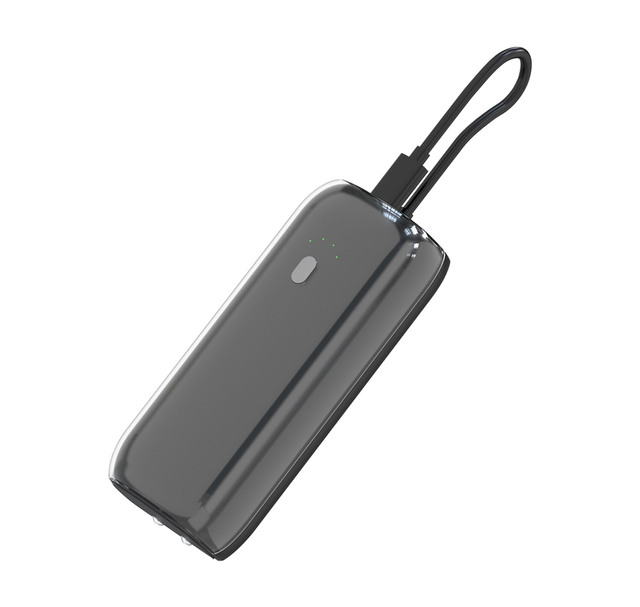 ETL Certified 10000mAh Power Bank Built-in Type-C Cable PD30W Wall Charger