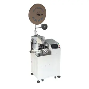 Máquina prensadora de terminales de un solo cabezal, totalmente automática, BJ-2000F