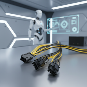 1007 16AWG 6Pin PCI-E штекер к двойному 6 + 2 Pin PCI-E штекер питания - Product Image 1