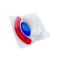 Pod Deterjen Pencuci Piring Bebas Noda, Perlindungan untuk Kaca & Peralatan Makan, Dilengkapi Pembersih Sisa Makanan