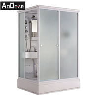Aokeliya WC Douche Préfabriquée Modulaire En Plastique Flushup salle de bains Pod
