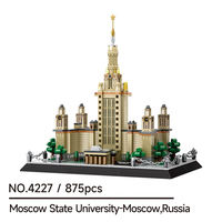Wange 4227 Modèle de l'Université de Moscou, Jouet de Construction Éducatif, Ensemble de Blocs de Construction pour Enfants Unisexe ABS