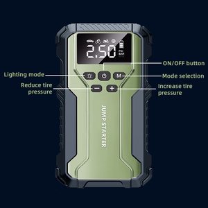 Lithium <strong>Jump</strong> Starter with Built-in air Pump 12V <strong>Jump</strong> <strong>Pack</strong> with air <strong>Compressor</strong> for SUV - Product Image 4