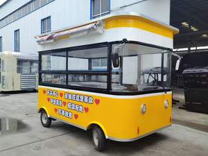 Remolque de Comida Móvil de Acero Inoxidable de Diseño Vintage, Carrito de Hot Dogs, Camión de Helados, Furgoneta Ambulante, 2 Años - Product Image 3