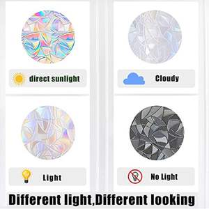 Aucune coupe et colle requise réutilisable oiseaux arc-en-ciel <span class=keywords><strong>Anti</strong></span> Collision lune solaire attrape-<span class=keywords><strong>soleil</strong></span> bricolage <span class=keywords><strong>autocollant</strong></span> personnalisé attrape-<span class=keywords><strong>soleil</strong></span> pour fenêtre - Product Image 2