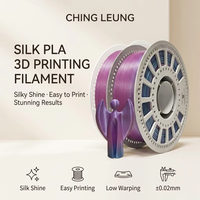 Filament PLA Soie Bicolore Personnalisé avec Logo 1.75mm 1kg, Imprimante 3D Deux Tons, Lisse Brillant Sans Filamentisation, Haute Précision