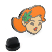 Pin kerah berbentuk botol parfum unik Pin kerah Lapel mode lucu merah muda Enamel dapat disesuaikan hadiah/kerajinan/pakaian Pin kerah dekoratif