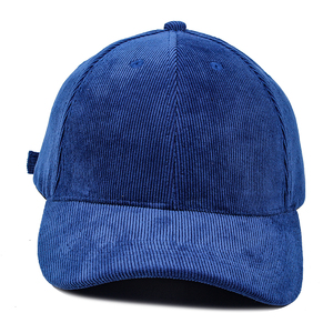 Cappellino da Baseball in velluto a coste in bianco aggiungi i tuoi cappellini con logo personalizzato - Product Image 5