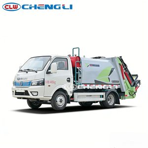 Energy Saving Silent 4 Cubic Meter <b>Electric</b> Waste Compactor Vehicle with Auto <b>Bin</b> Lifter for Municipal Street Sanitation Disposa - Product Image 1