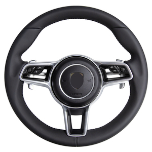 Volante de coche de cuero de fibra de carbono personalizado Porsche Cayman <span class=keywords><strong>Macan</strong></span> Panamera accesorios para modelos 918 911 718 970 971 958 - Product Image 5