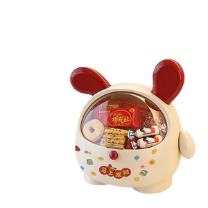 Candy Box Creative Round Storage Container Large Capacity Dustproof For Living Room Food Storage - Product Image 2