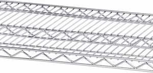 Nsf אישור מסחרי תעשייתי 4 רמות כרום מתכת מתכווננת חוט אחסון עבור צמחים - Product Image 3