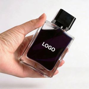 New Design Custom Crystal <b>Atomizer</b> Spray <b>Perfume</b> Bottle 30ml 50ml 100ml Empty Rectangular Glass Bottles Square Shape - Product Image 1