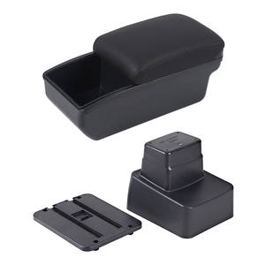 Reposabrazos Vtear ABS con Portavasos USB para <span class=keywords><strong>Mazda</strong></span> 2 Hatchback (2008-2013) - Accesorio de Almacenamiento <span class=keywords><strong>Interior</strong></span> para el Estilo del Automóvil - Product Image 3