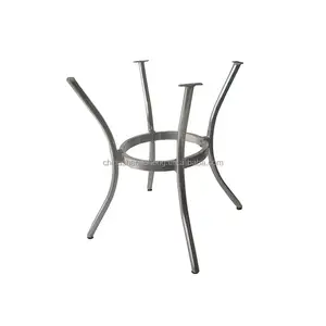Continental 4 Leg Patio Furniture Outdoor Modern Design Good Price Metal Table Legs Cast Aluminum Dining Table Base