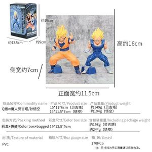 Figurines d'anime de haute qualité, faites à la main, modèle super, nouvelles, en PVC, Vegeta et <span class=keywords><strong>Goku</strong></span>, rivalisant avec les Saiyans du diable et l'Aperture - Product Image 3