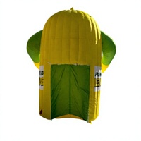 Stand de Boissons Gonflable Commercial Personnalisé et Durable en Forme de Citron, Tente Gonflable pour Fête Thème Enfants