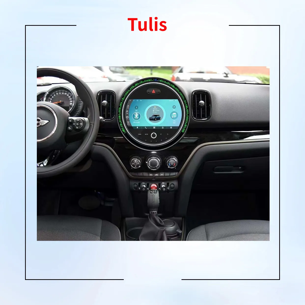 Tulis 9 "Android autoradio per BMW Mini Countryman F60 2017-2023 Stereo multimediale GPS di navigazione Auto Monitor Carplay