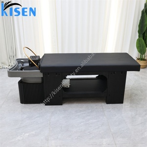Table de massage et de lavage Kisen économique avec fonction spa capillaire – Fauteuil de salon moderne pour soins du cuir chevelu - Product Image 5