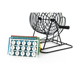 Ensemble <span class=keywords><strong>de</strong></span> <span class=keywords><strong>jeu</strong></span> <span class=keywords><strong>de</strong></span> <span class=keywords><strong>bingo</strong></span> avec cage <span class=keywords><strong>de</strong></span> <span class=keywords><strong>bingo</strong></span>, plateau principal, 75 boules <span class=keywords><strong>de</strong></span> <span class=keywords><strong>bingo</strong></span> colorées, 500 jetons, 50 cartes <span class=keywords><strong>de</strong></span> <span class=keywords><strong>bingo</strong></span> pour grands groupes, fêtes - Product Image 3