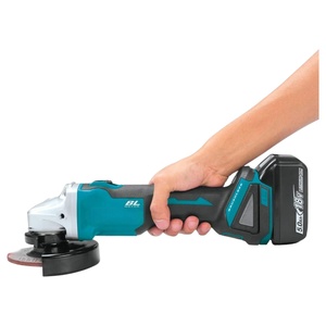 Amoladora Angular Eléctrica de Litio sin Escobillas Makita <span class=keywords><strong>DGA504</strong></span> de 18V de Alta Potencia, Kit de Herramientas Recargable, Máquina de Pulir y Cortar - Product Image 2
