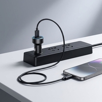 Adaptador de Carga Súper Rápida de 27w 30w Tipo C, USB-C Hembra a USB2.0 Macho OTG, Nuevo Convertidor de Carga USB C para iPhone 17, de Aluminio