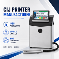 Imprimante à jet d'encre continu industrielle G8500, machine de codage CIJ pour la date, le numéro de lot, le code QR sur les bouteilles de boissons, les câbles, les tuyaux