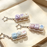 Keyzonic Cross-Border Stress-Relief Toy Keycap Tester Keyboard Charm Fingertip-Press Keychain Pendant Model 171 Individually