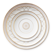 Service d'assiettes à dîner en porcelaine blanche, motif de dessin animé, service de cuisine, vaisselle pour dîner