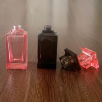 Flacon vaporisateur de parfum rechargeable 50 ml à col serti, brume fine, emballage cosmétique vide