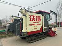 Récolteuse automatique de graines de bois améliorée avec moteur, haute productivité pour riz et blé humides et secs, fonction anti-rupture