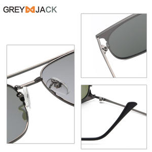 Lunettes de soleil unisexes tendance, monture intégrale, verres TAC, protection UV400, style noir, or, argent - Product Image 4