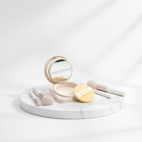 Poudre compacte minérale végane 22 teintes Couvrance totale Imperméable Contrôle du sébum Fini mat Correcteur Marque privée OEM 9g