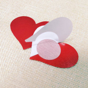 Offre Spéciale Jetable Noir mamelons Sexy en Forme De Coeur Sein Petit Mamelon Couverture Décorative <span class=keywords><strong>Seins</strong></span> Pasties - Product Image 3