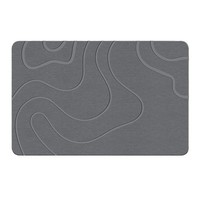 Tapis de bain carré transfrontalier en terre de diatomée, absorbant l'eau, antidérapant, séchage rapide, moderne et minimaliste, pour entrées et couloirs