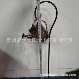 Solar Watering Can <b>Light</b> <b>Led</b> Outdoor Garden Lawn Stake With Solar Panel Waterproof Projector Lamp - Product Image 5