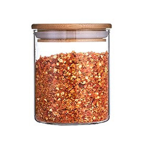clear candle glassjar food storage container Storage-73S