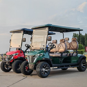 Voiturette de golf électrique 4 places au design populaire, avec batterie au lithium étanche, idéale pour les visites de villas et de jardins - Product Image 5