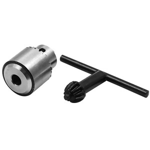 Micro Motor <strong>Drill</strong> <strong>Chuck</strong> Clamping Range 0.3-<strong>4mm</strong> Taper Mounted Mini <strong>Drill</strong> <strong>Chuck</strong> With <strong>Chuck</strong> Key Electric Motor Shaft - Product Image 2