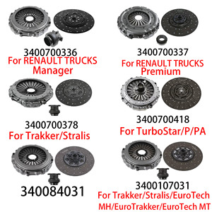 3482083032 para camión <span class=keywords><strong>Iveco</strong></span> <span class=keywords><strong>380</strong></span> 400 405 Mmm <span class=keywords><strong>Stralis</strong></span> Eurocargo cubierta de presión de embrague diaria Placa de disco <span class=keywords><strong>380</strong></span> mm Kit rodamiento de liberación - Product Image 5