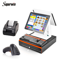 Machine de caisse enregistreuse électronique pos terminal système windows logiciel de caisse enregistreuse mobile pos machine