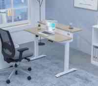 Nouveau design Table de bureau réglable Mobilier de conception ergonomique Table de poste de travail Bureau à 2 pieds Bureau personnalisé assis à debout