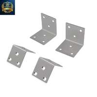 Support d'angle moderne en acier inoxydable anti-perçage pour usage extérieur, carré, 90 degrés, accessoires de connexion