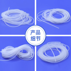 Food Grade Silicone Tubing Transparent Various Diameters FDA Certified For Food Industrial Medical Use - Product Image 5