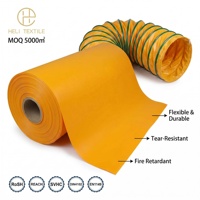 Rollos de Lona de Alta Calidad, Tejido de Punto por Urdimbre 30*32, Acrílico B1 Blanco, Tejido Liso, Anti-UV, Ecológico, Recubierto de PVC, para la Industria