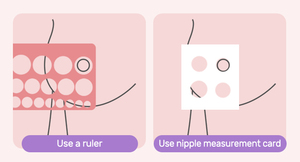 Penjualan langsung pabrik aksesori pompa payudara kartu pengukur silikon dan flens konverter silikon bebas BPA kebutuhan Postpartum - Product Image 2